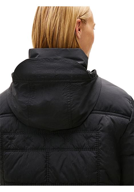 Giubbino imbottito relaxed fit idrorepellente BLACK Tommy Hilfiger | DW0DW21620BDS